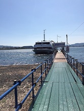 三保半島から水上バスで河岸の市へ